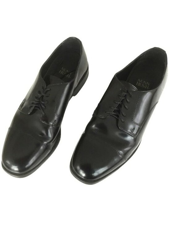Nunn Bush Dress Flex Cap Toe Leather Dress Shoes Mens 9W Black main image 7